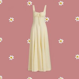 Nicholas the Label Women's Soft Yellow Midi Dress
